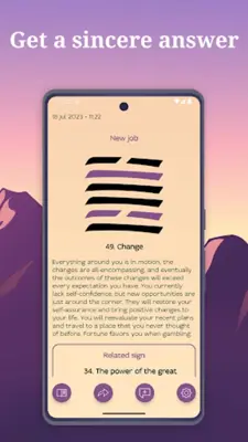 The Book of Changes (I-Ching) android App screenshot 1